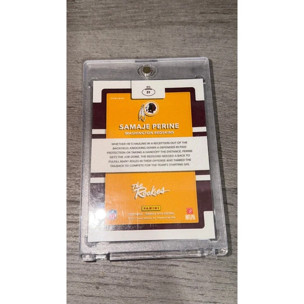 2017 Samaje Perine The Rookies Redskins Card